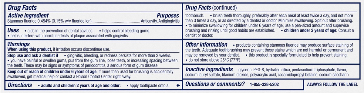 slide 9 of 9, Parodontax Complete Protection Teeth Whitening Toothpaste for Bleeding Gums, 3.4 Ounce, 3.4 oz