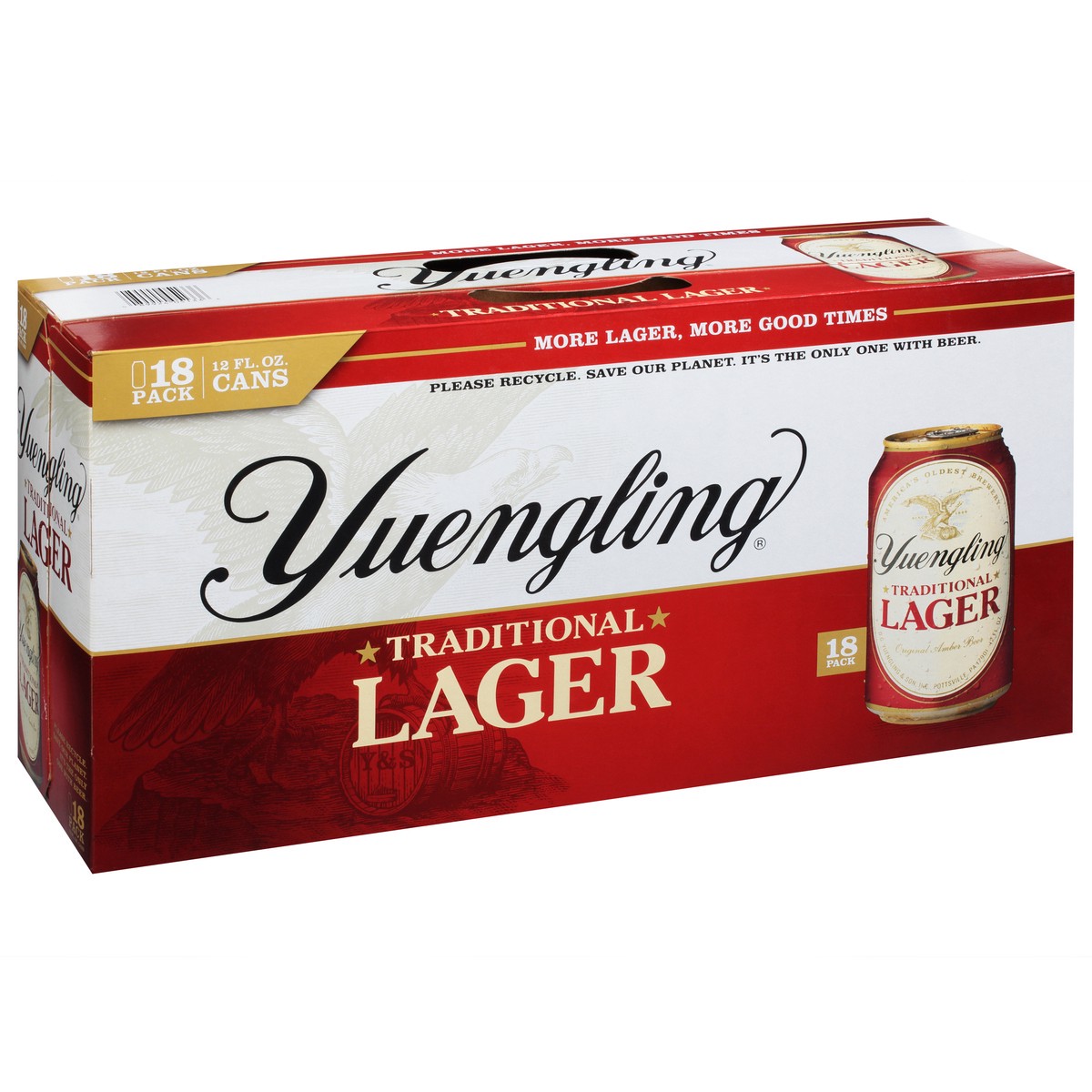 slide 2 of 12, Yuengling Traditional Lager Original Amber Beer 18 - 12 fl oz Cans, 18 ct; 12 oz
