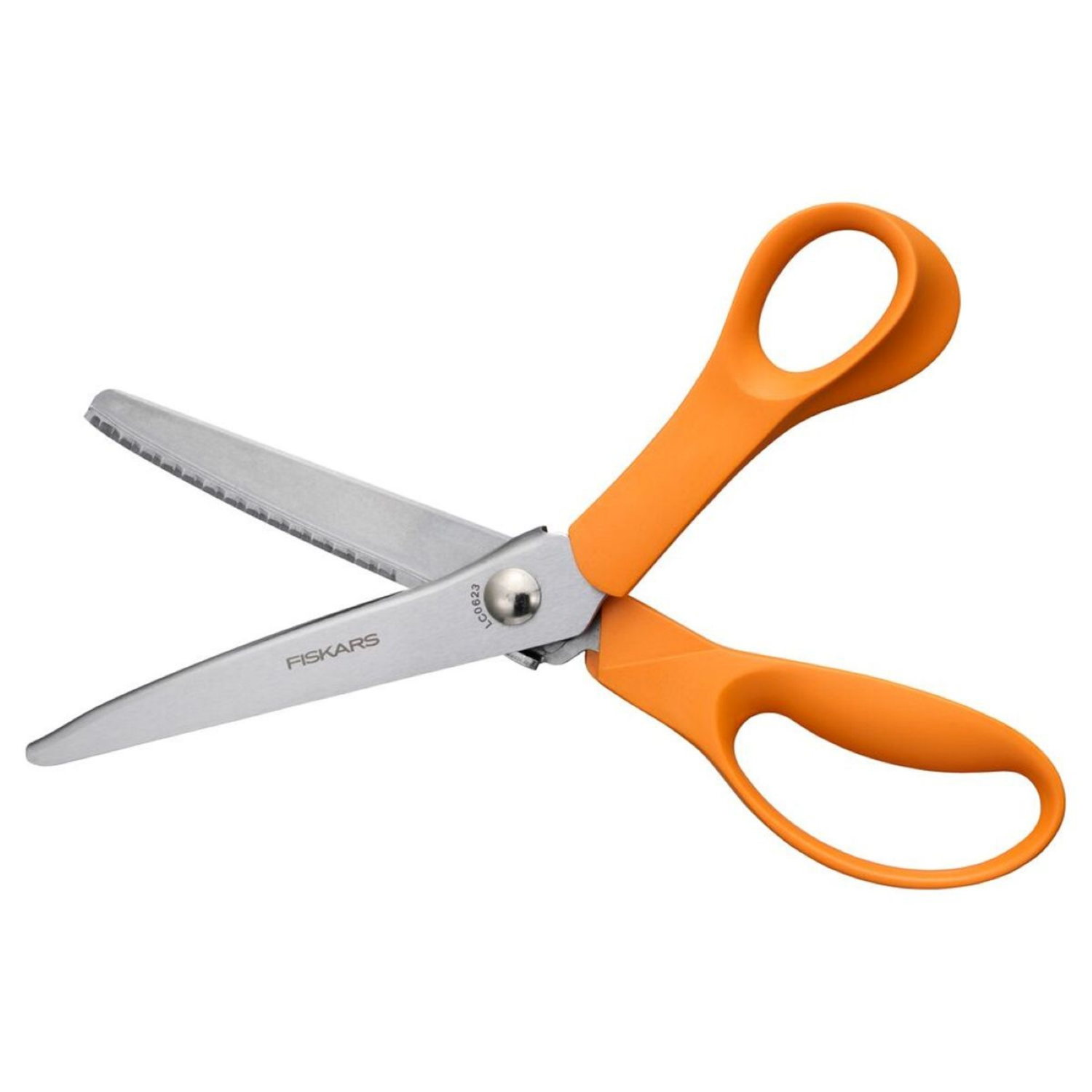 slide 1 of 1, Fiskars Pinking Shear Scissors 9", 1 ct