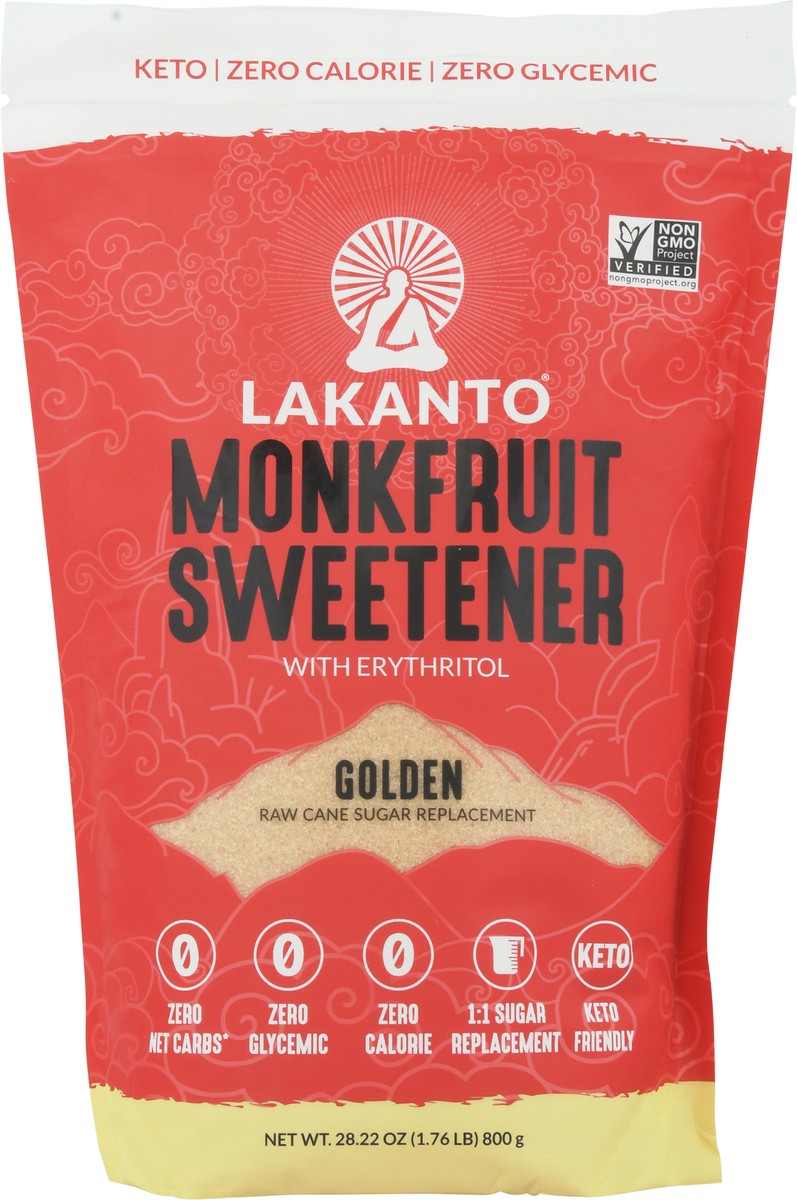 slide 13 of 14, Lakanto Golden Monkfruit Sweetener with Erythritol 28.22 oz, 28.22 oz