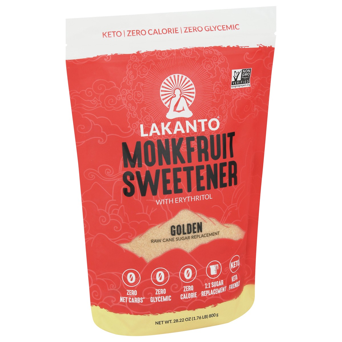 slide 14 of 14, Lakanto Golden Monkfruit Sweetener with Erythritol 28.22 oz, 28.22 oz