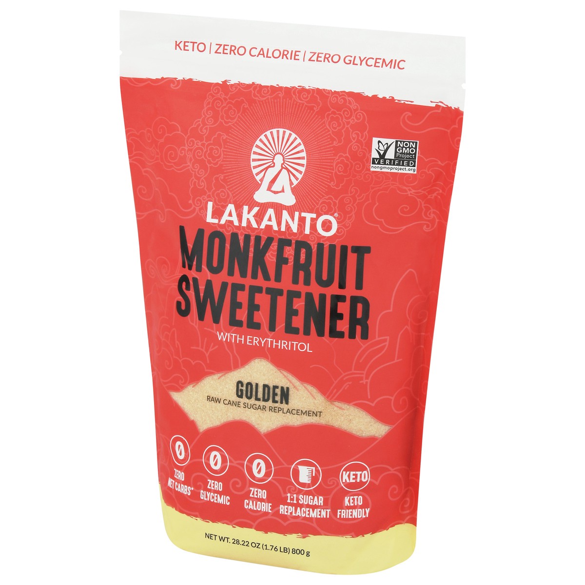 slide 3 of 14, Lakanto Golden Monkfruit Sweetener with Erythritol 28.22 oz, 28.22 oz