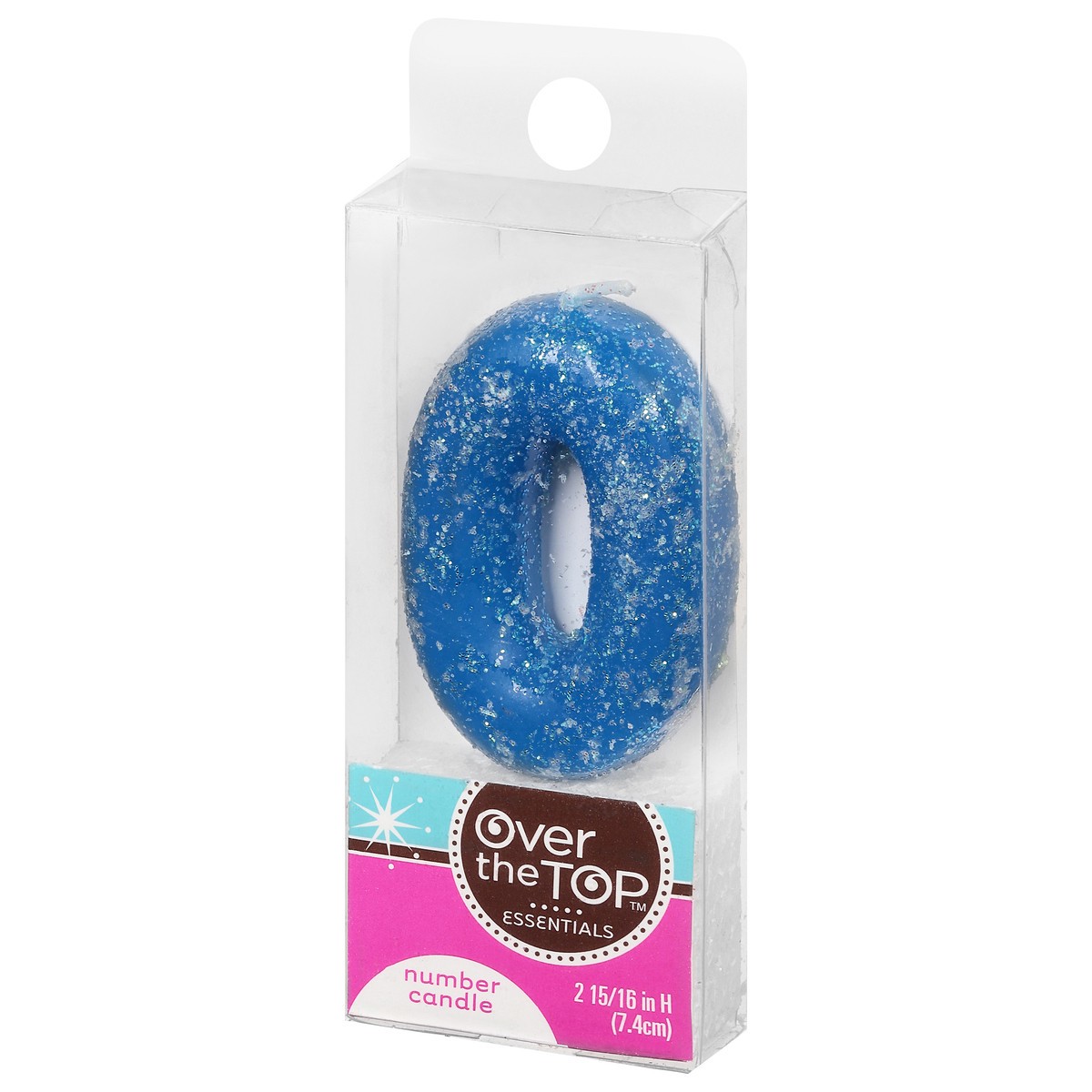 slide 4 of 9, Over The Top Essentials 0 Number Candle 1 ea, 1 ct