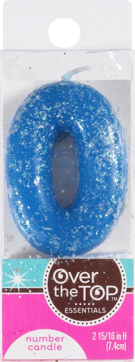 slide 2 of 9, Over The Top Essentials 0 Number Candle 1 ea, 1 ct