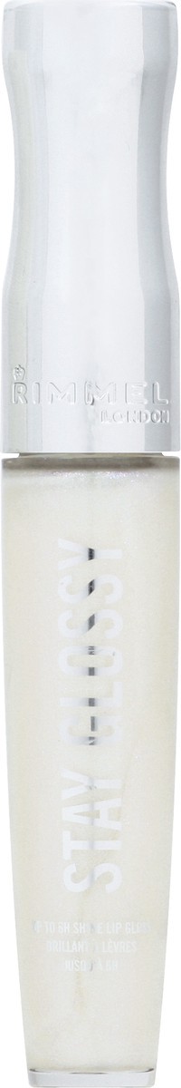 slide 9 of 10, COTY RIMMEL LONDON Rimmel Stay Glossy Lip Gloss - Non-Sticky and Lightweight Formula for Lip Color and Shine - 815 Halo-There, .18oz, 4.18 fl oz