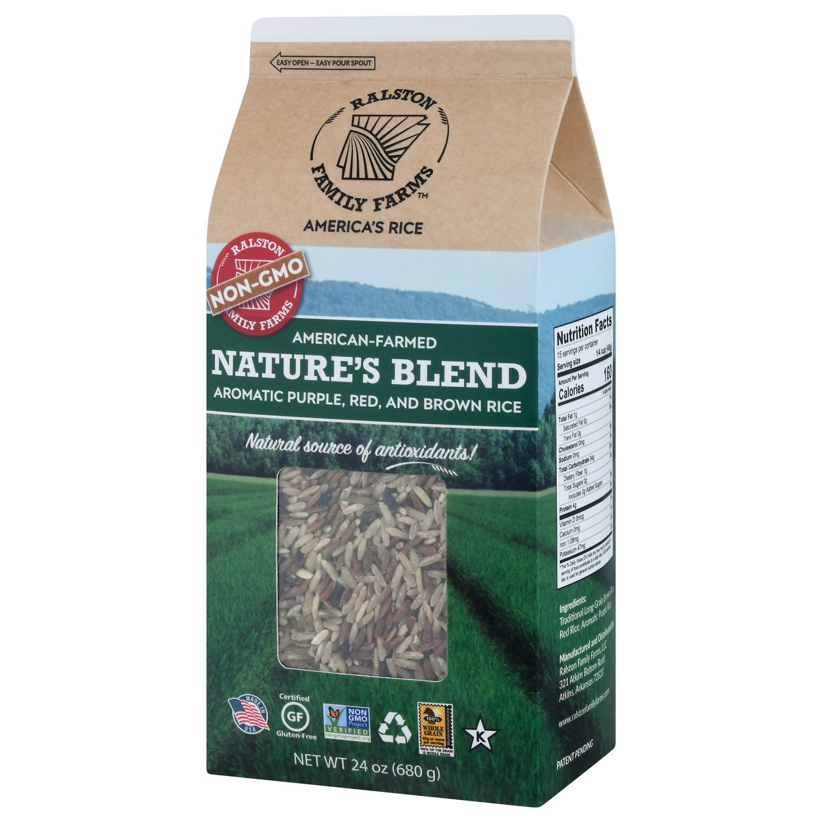 slide 9 of 11, Ralston Family Farms Brown Rice, Nature's Blend, American-Farmed, 24 oz