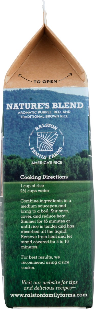 slide 8 of 11, Ralston Family Farms Brown Rice, Nature's Blend, American-Farmed, 24 oz