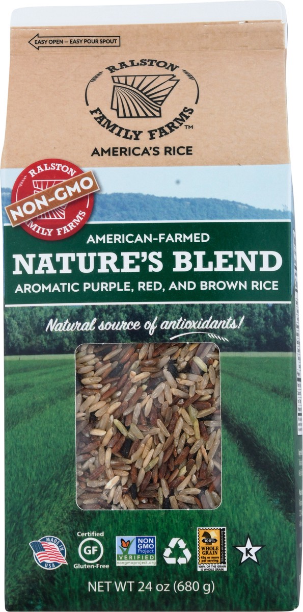 slide 5 of 11, Ralston Family Farms Brown Rice, Nature's Blend, American-Farmed, 24 oz