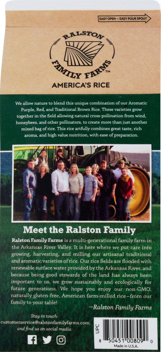 slide 4 of 11, Ralston Family Farms Brown Rice, Nature's Blend, American-Farmed, 24 oz