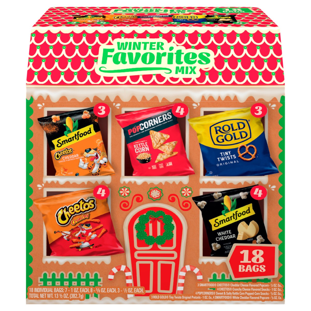 slide 2 of 4, Frito-Lay Snacks Winter Favorites Mix Variety, 13 1/2 Oz X 18, 18 ct