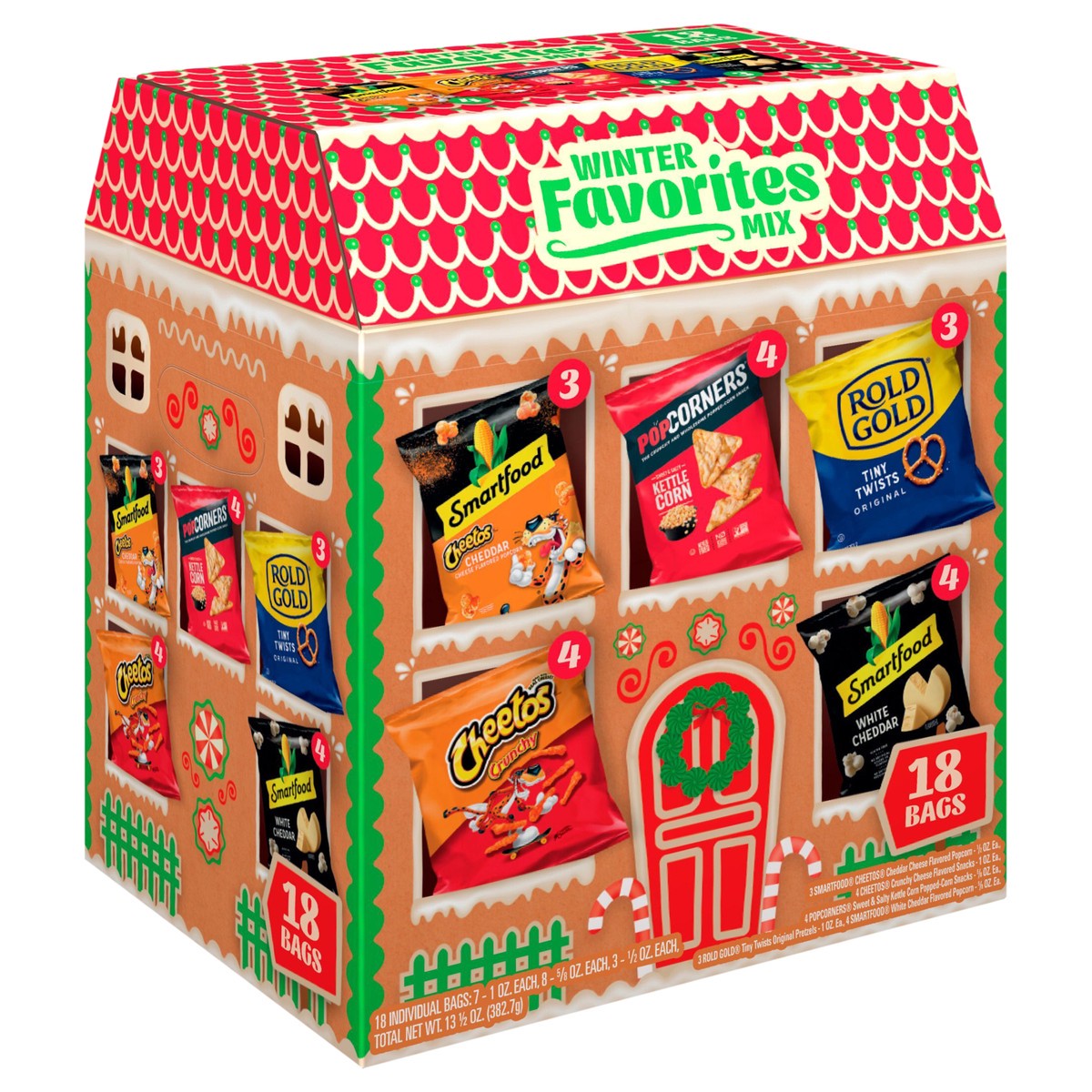 slide 4 of 4, Frito-Lay Snacks Winter Favorites Mix Variety, 13 1/2 Oz X 18, 18 ct