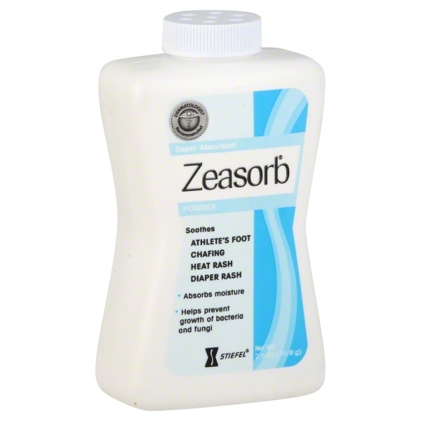slide 1 of 1, Zeasorb Excess Moisture Super Absorbent Prevention Powder, 2.5 oz