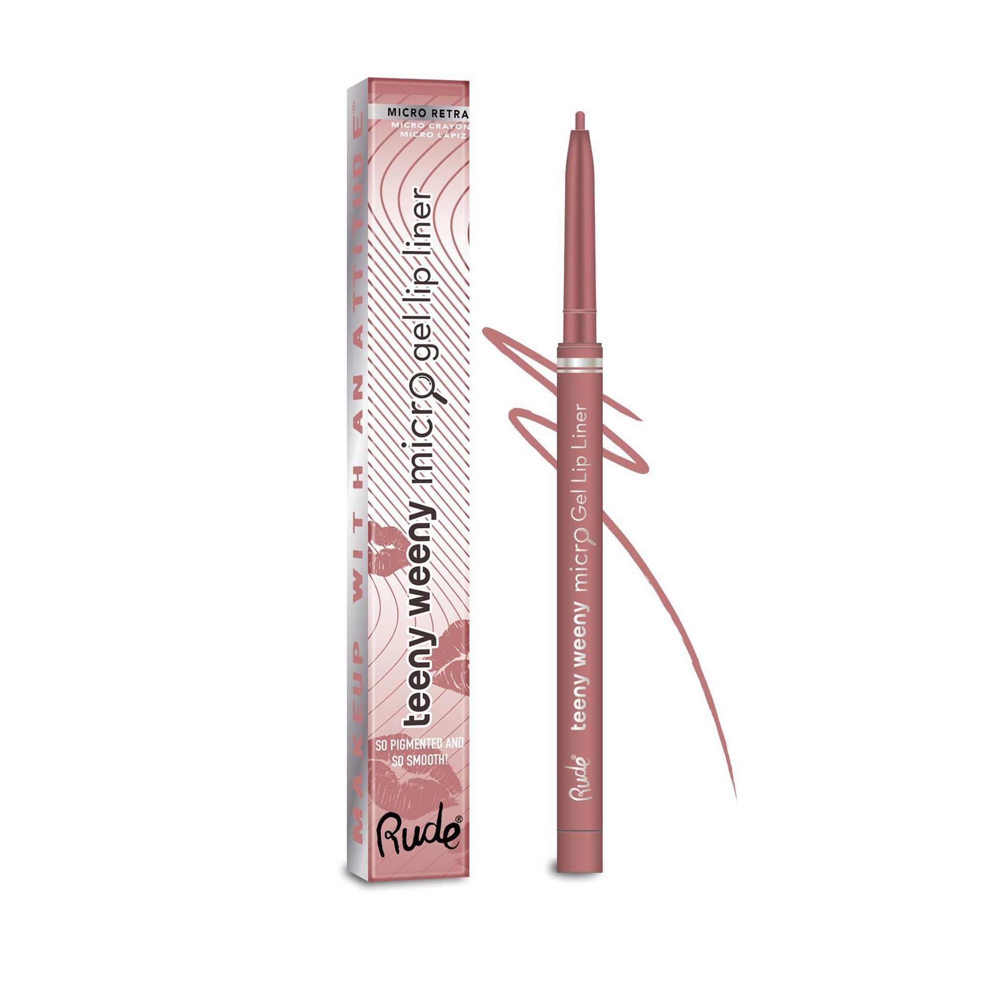 slide 1 of 1, Rude Cosmetics Micro Gel Lip Liner - High Standards, 1 ct