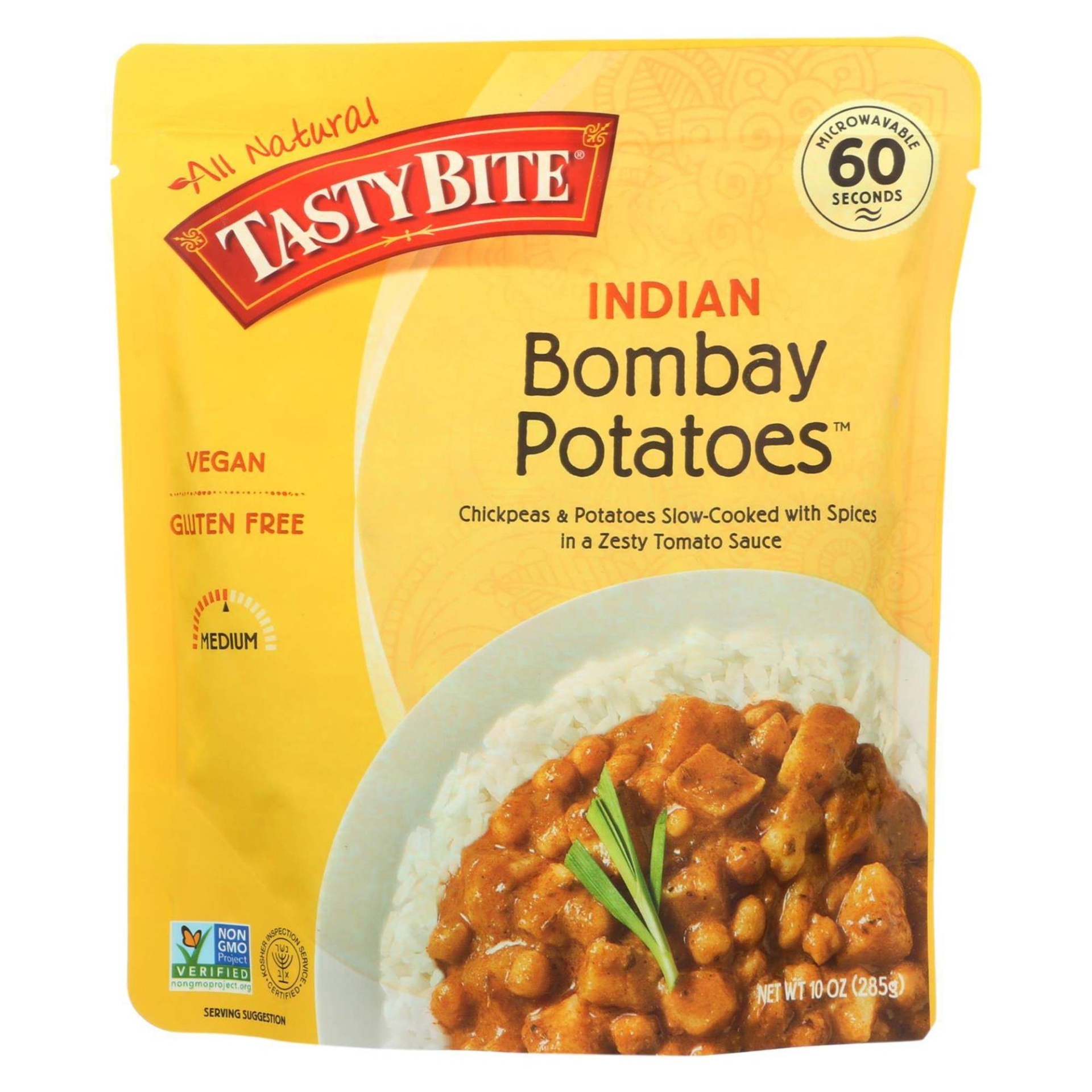 slide 1 of 2, Tasty Bite Bombay Potatoes, 10 oz