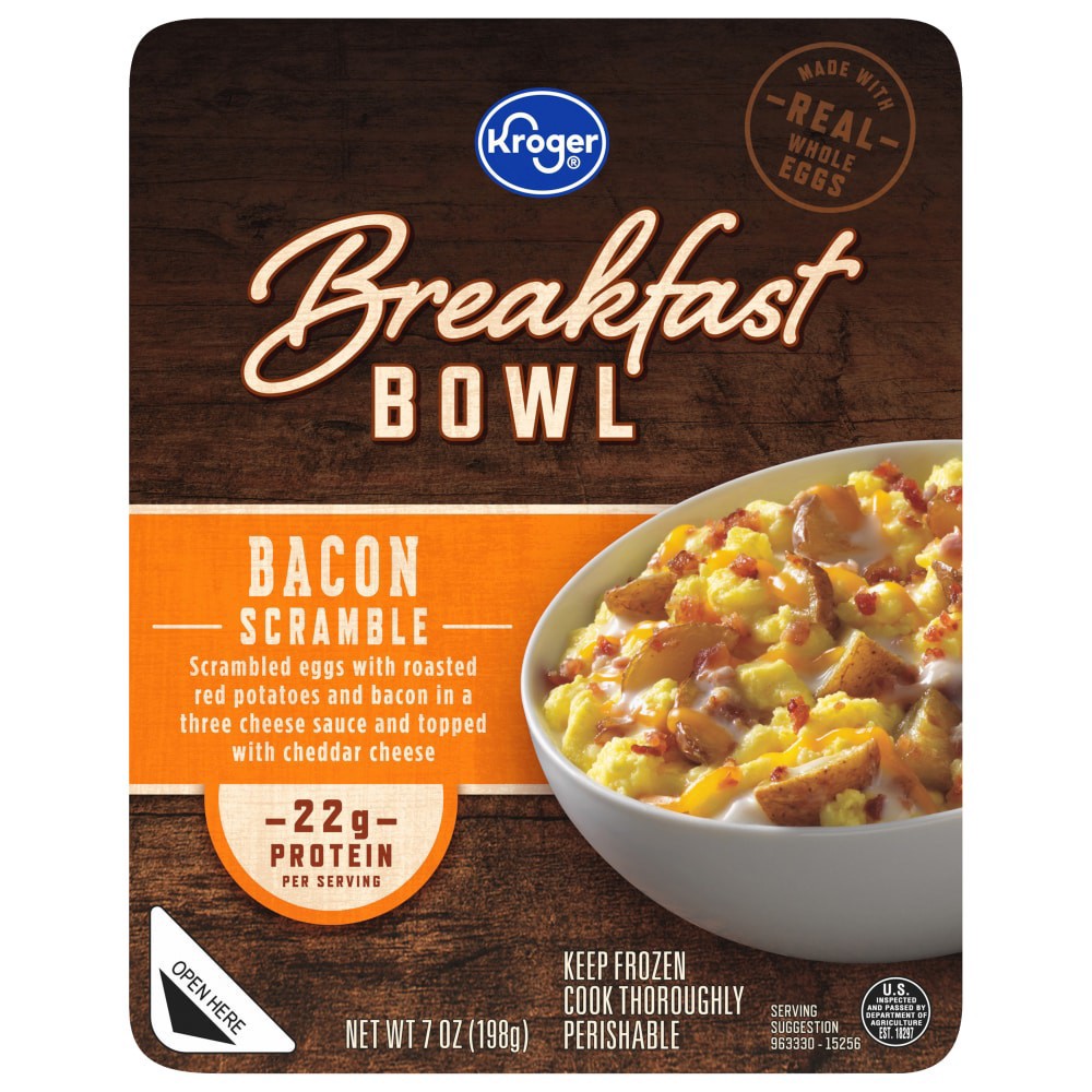 slide 2 of 2, Kroger® Bacon Scramble Breakfast Bowl, 7 oz