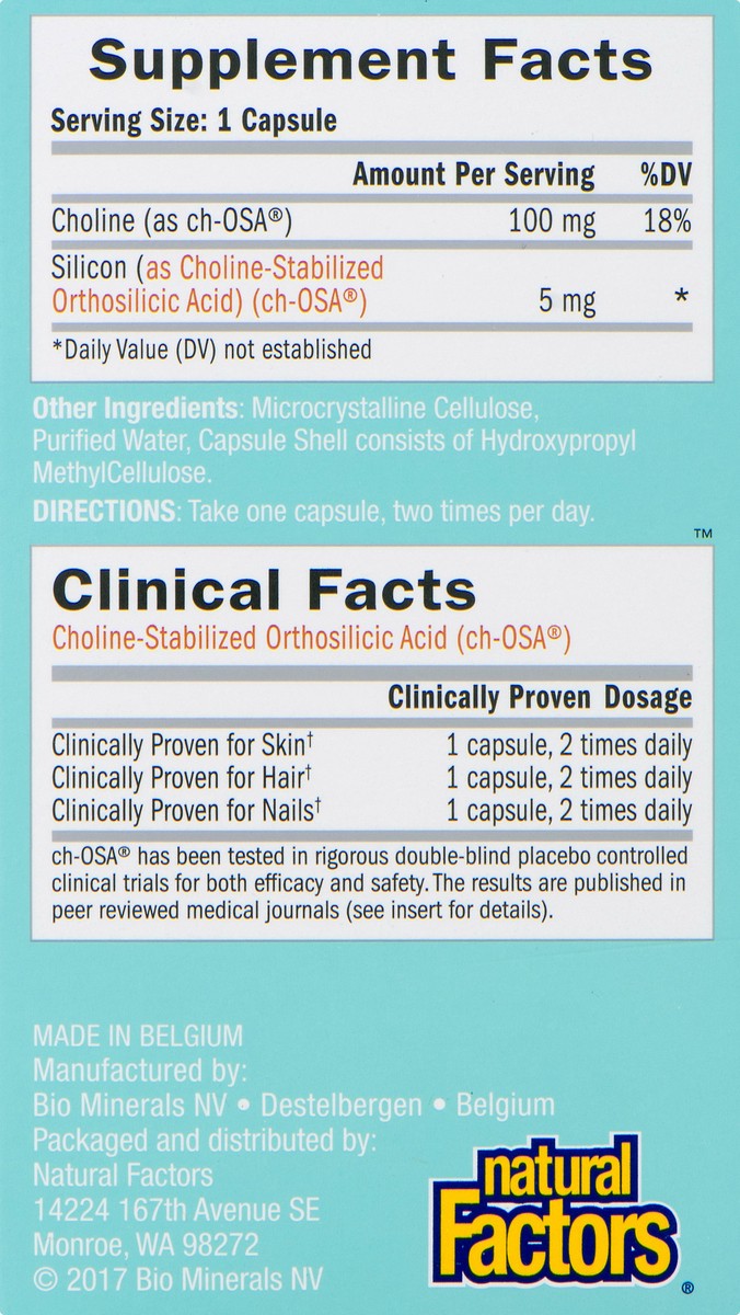 slide 4 of 12, BioSil Skin, Hair & Nails Vegetarian Capsules, 60 ct