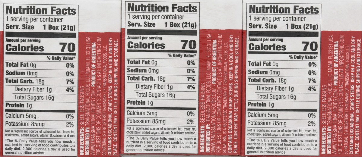 slide 5 of 9, SoNatural So Natural Seedless Raisins, 6 oz