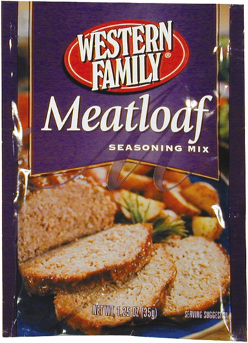 slide 1 of 1, Western Family Meatloaf Seasoning Mix, 1.25 oz