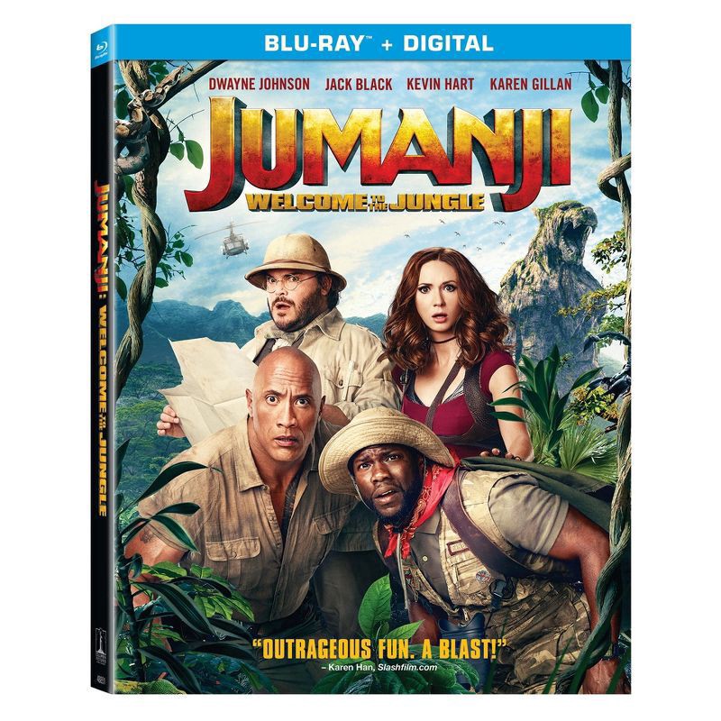 slide 1 of 1, Sony Pictures Jumanji: Welcome to the Jungle (Blu-ray + Digital), 1 ct