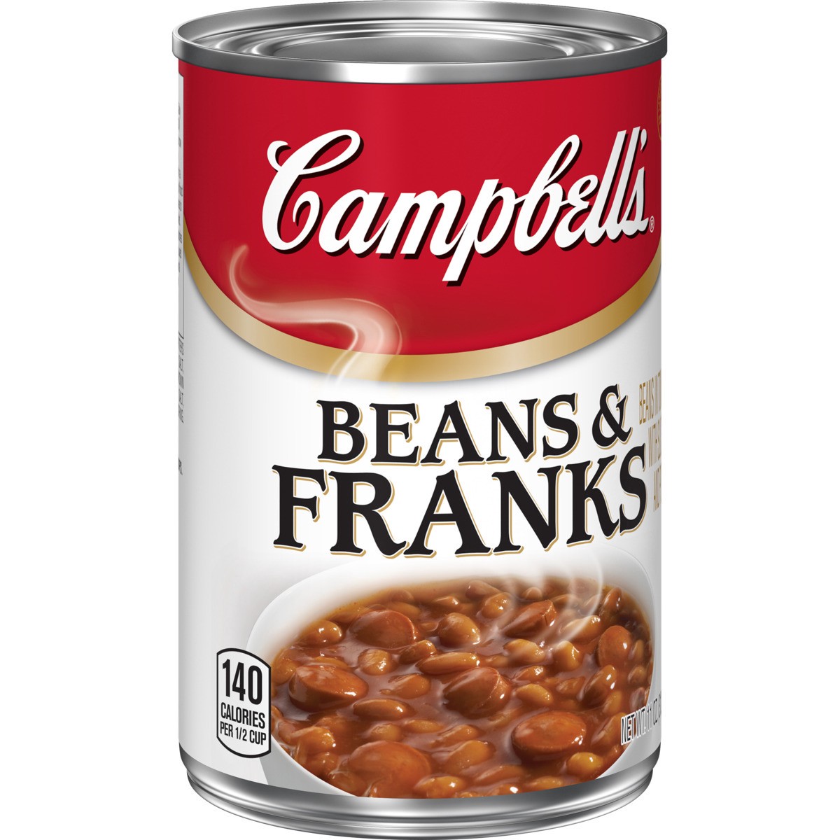 slide 2 of 11, Campbell's Beans & Franks, 11 oz
