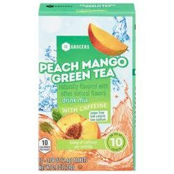 SE Grocers Pch Mngo Grn Tea Eng - 10 ct