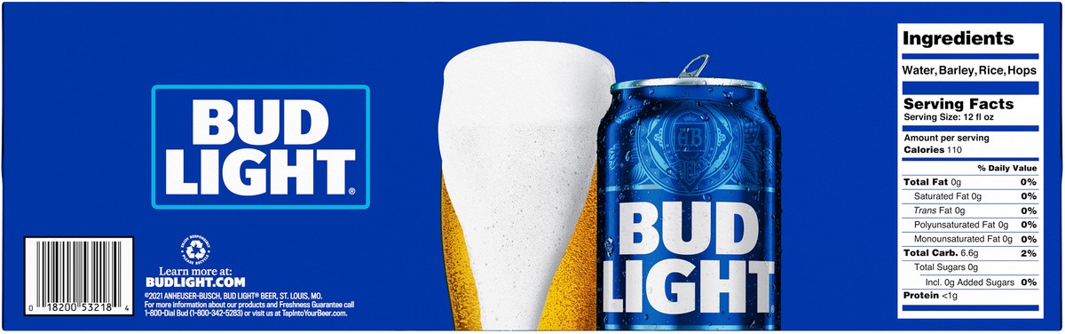 slide 3 of 9, Bud Light Beer, 216 fl oz