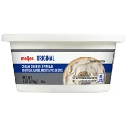 Meijer Plain Cream Cheese Spread