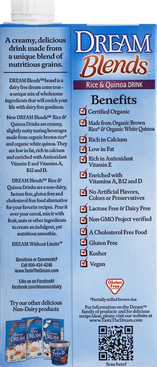 slide 4 of 6, Dream Blends Dream Rice Quinoa Blend Original - 32 oz, 32 oz