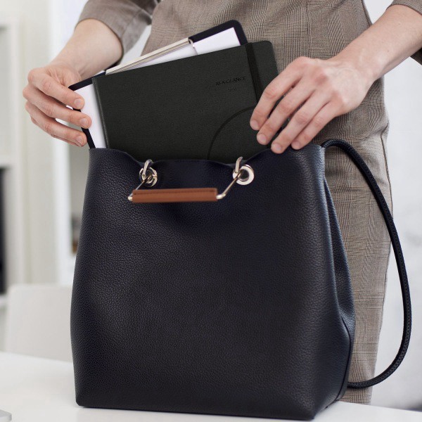 slide 5 of 10, AT-A-GLANCE® Plan. Write. Remember.® 2026 Weekly Monthly Appointment Book Planner, Casebound, Black, Large, 7 1/2"" x 10"", 1 ct