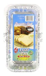 Durable Packaging Durable Foil Bake & Take Loaf Pan With Lid