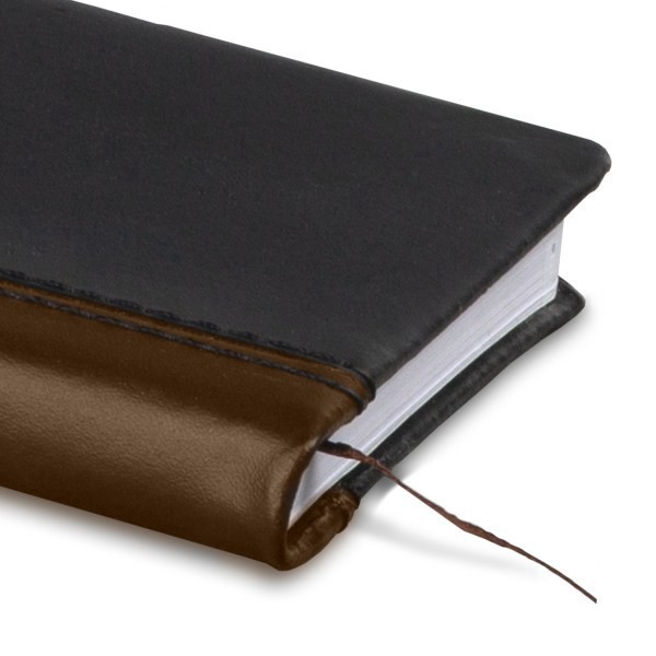 slide 6 of 10, AT-A-GLANCE® Fine Diary® 2026 Weekly Monthly Diary, Black Brown, Pocket, 3"" x 6"", 1 ct