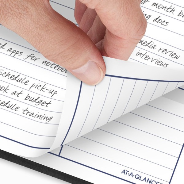 slide 8 of 8, AT-A-GLANCE® DayMinder® 2026 Column Style Weekly Planner, Black, Medium, 7"" x 8 3/4"", 1 ct