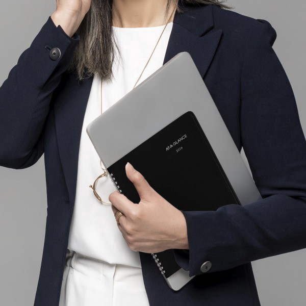 slide 5 of 8, AT-A-GLANCE® DayMinder® 2026 Column Style Weekly Planner, Black, Medium, 7"" x 8 3/4"", 1 ct