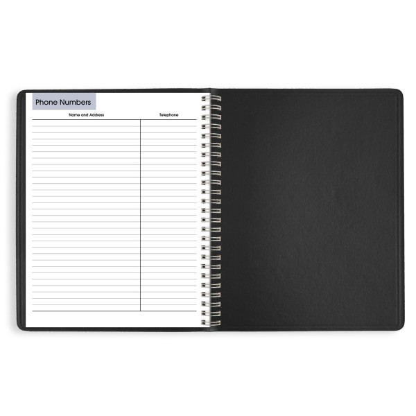 slide 7 of 8, AT-A-GLANCE® DayMinder® 2026 Column Style Weekly Planner, Black, Medium, 7"" x 8 3/4"", 1 ct