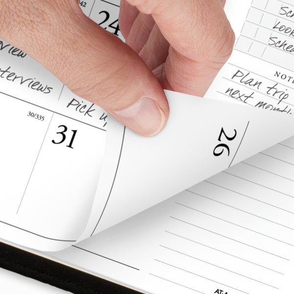 slide 7 of 9, AT-A-GLANCE Executive® 2026 Monthly Padfolio, Black, Large, 9"" x 11"", 1 ct