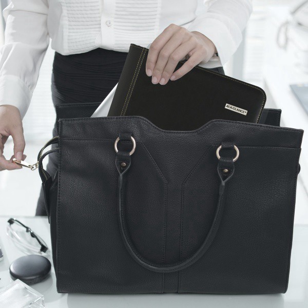 slide 8 of 9, AT-A-GLANCE Executive® 2026 Monthly Padfolio, Black, Large, 9"" x 11"", 1 ct