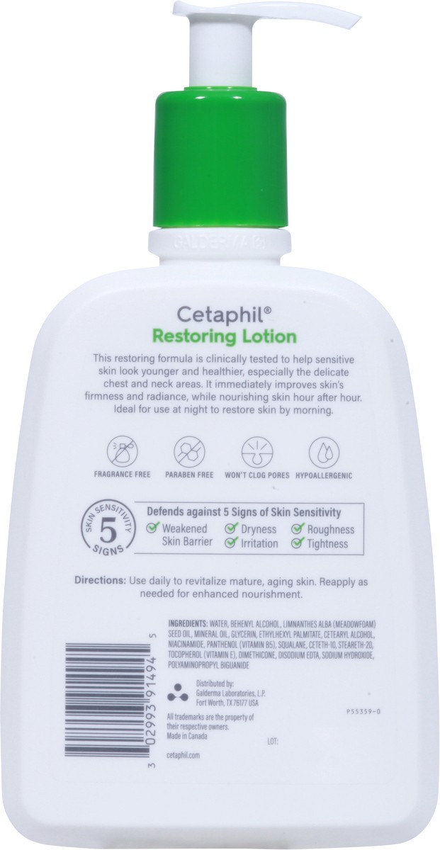 slide 2 of 9, Cetaphil Restoring Lotion with Antioxidants, 16 oz, 16 fl oz