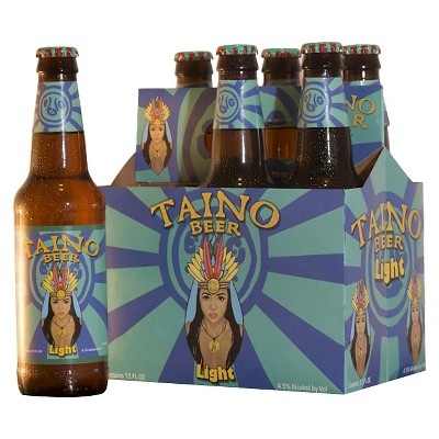 slide 1 of 1, Boricua Taino Light Beer Bottles, 12 oz