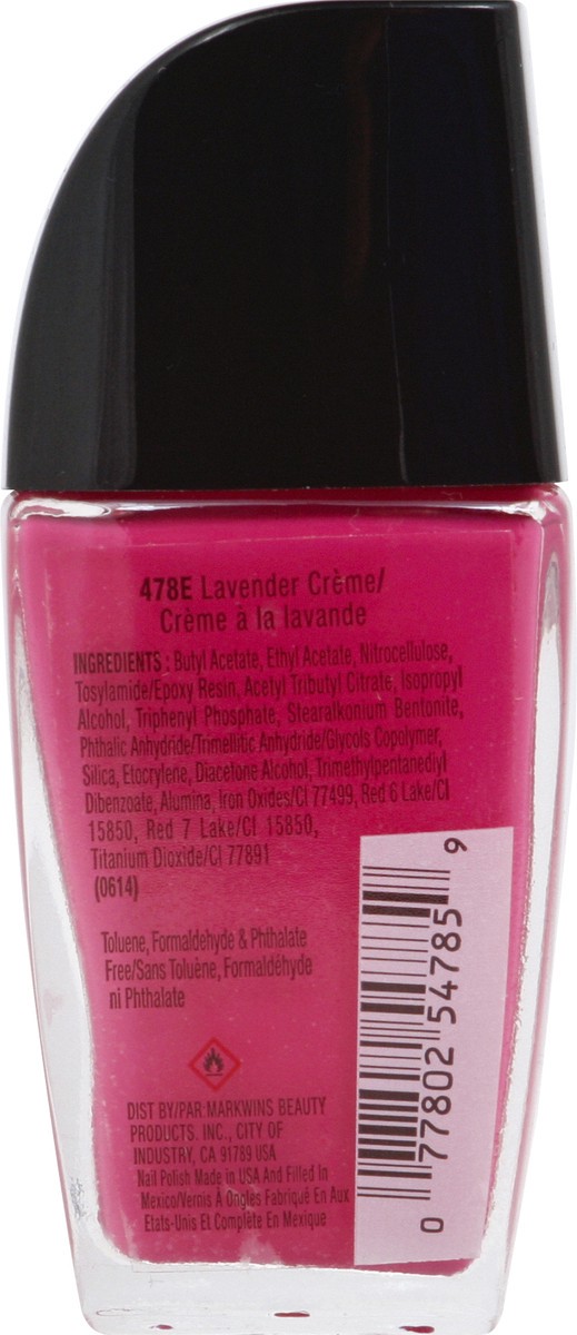 slide 8 of 9, wet n wild Lavender Creme 478E Nail Color 0.41 oz, 0.41 oz