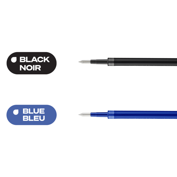 slide 2 of 3, uni-ball 207 Retractable Gel Pen Refills, Medium Point, Blue Ink, Pack Of 2 Refills, 2 ct