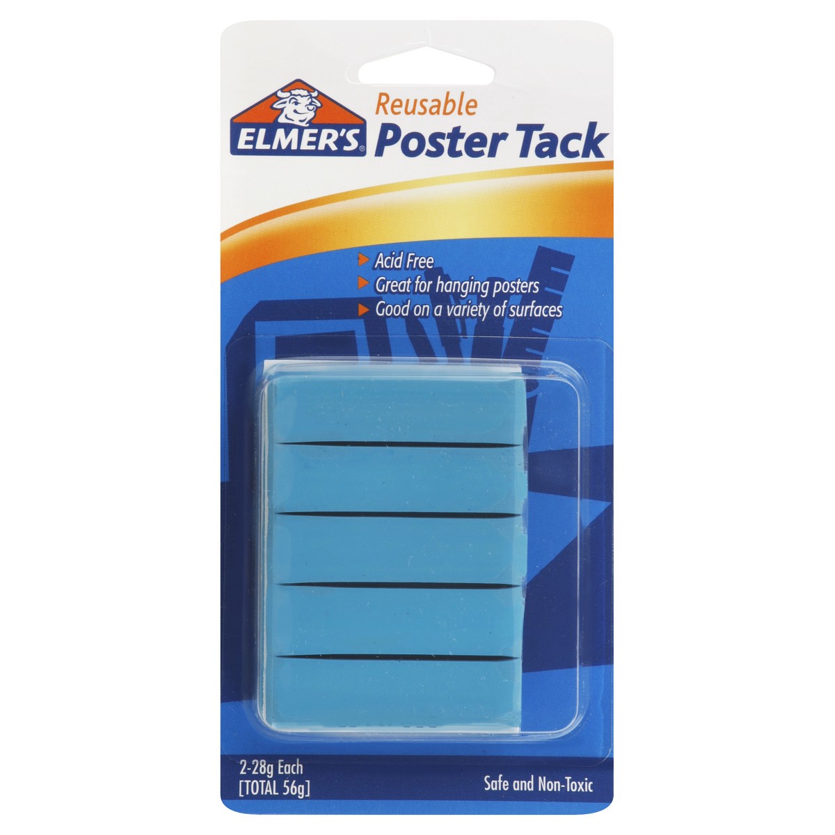 slide 2 of 2, Elmer's Re-Usable All Surface Poster Tack, 2 oz