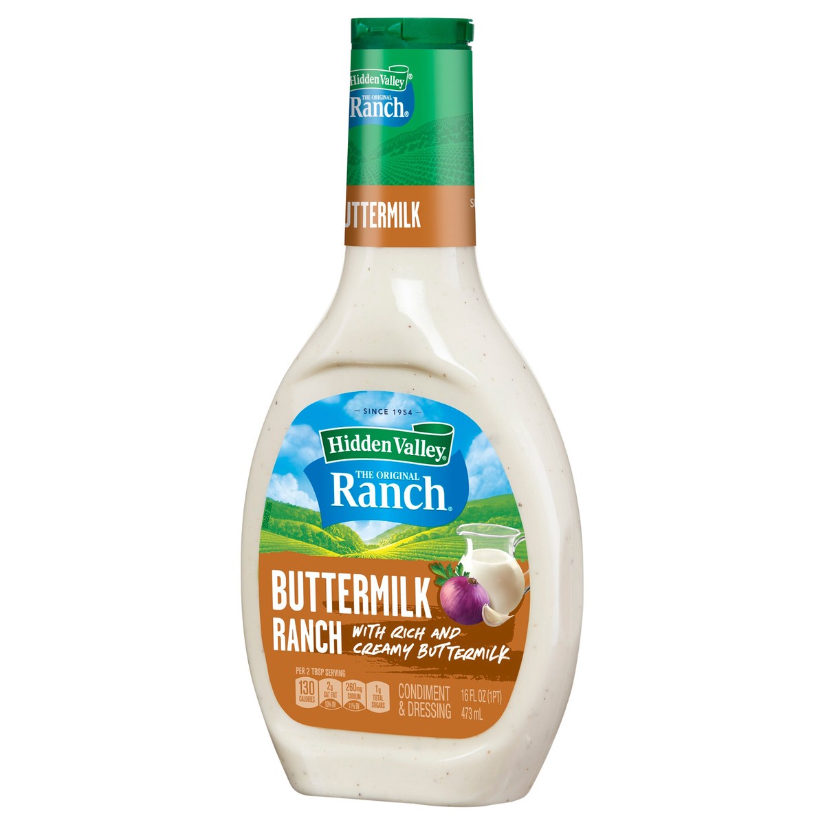 slide 2 of 9, Hidden Valley Buttermilk Ranch Salad Dressing & Topping, 16 fl oz