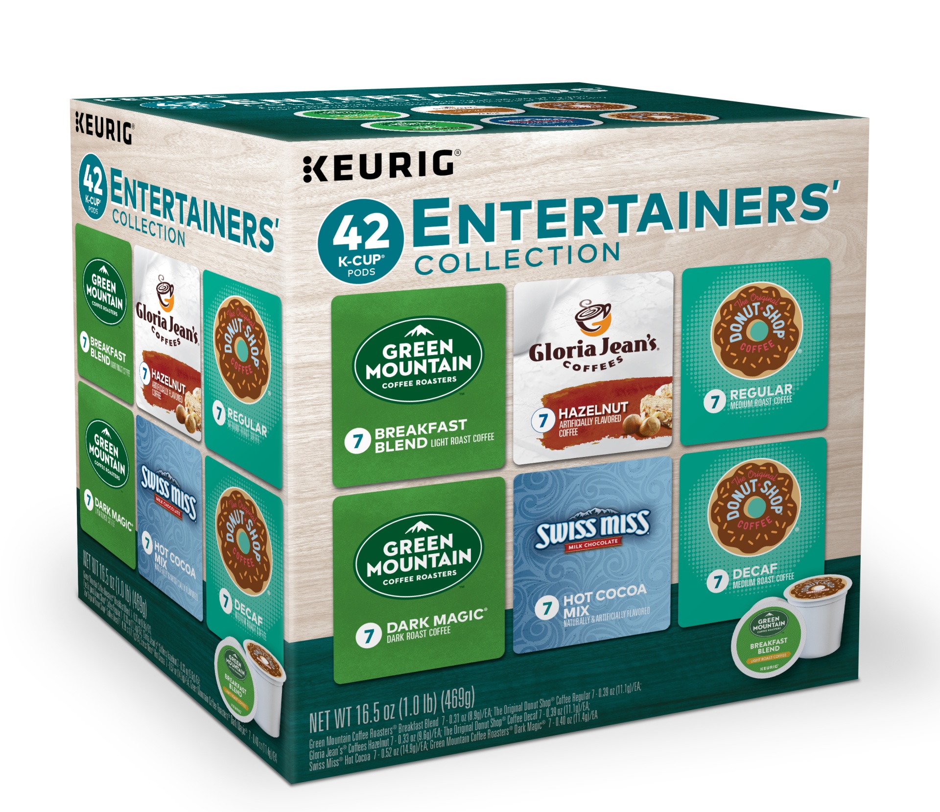 slide 1 of 1, Keurig Entertainers' Collection K-Cups, 42 ct