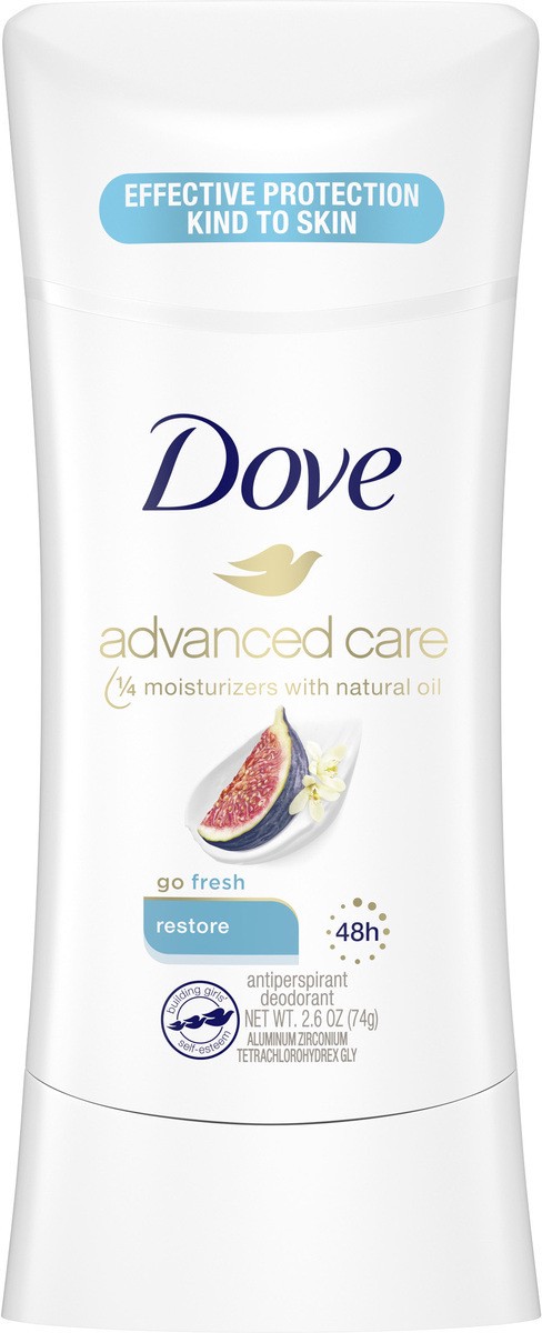 slide 3 of 3, Dove Advanced Care Antiperspirant Deodorant Stick Restore, 2.6 oz, 2.6 oz