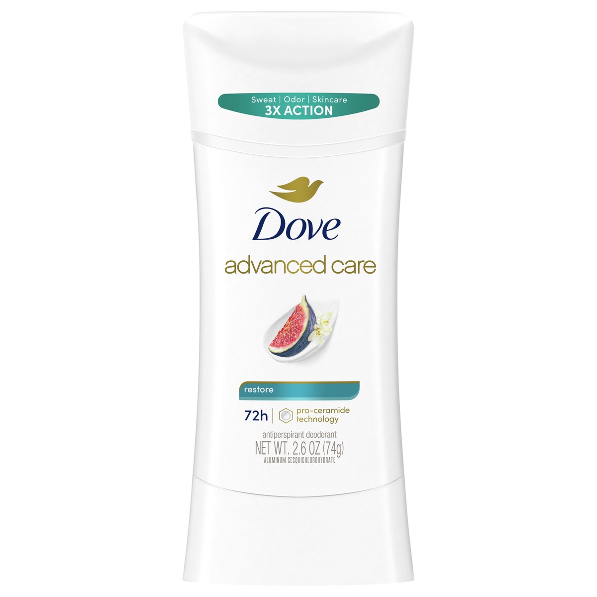 slide 1 of 3, Dove Advanced Care Antiperspirant Deodorant Stick Restore 2.6 Oz, 2.6 oz