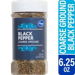 Kroger Coarse Ground Black Pepper - 6.25 oz