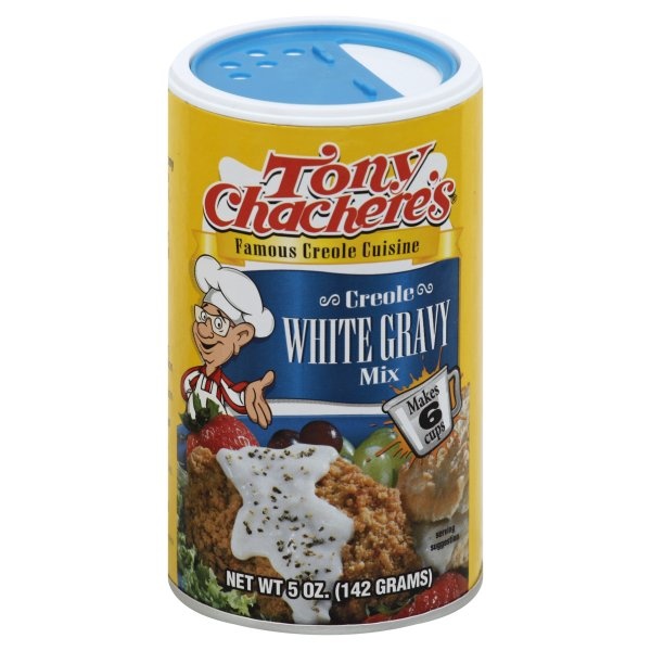 slide 1 of 1, Tony Chachere's Creole White Gravy Mix, 5 oz