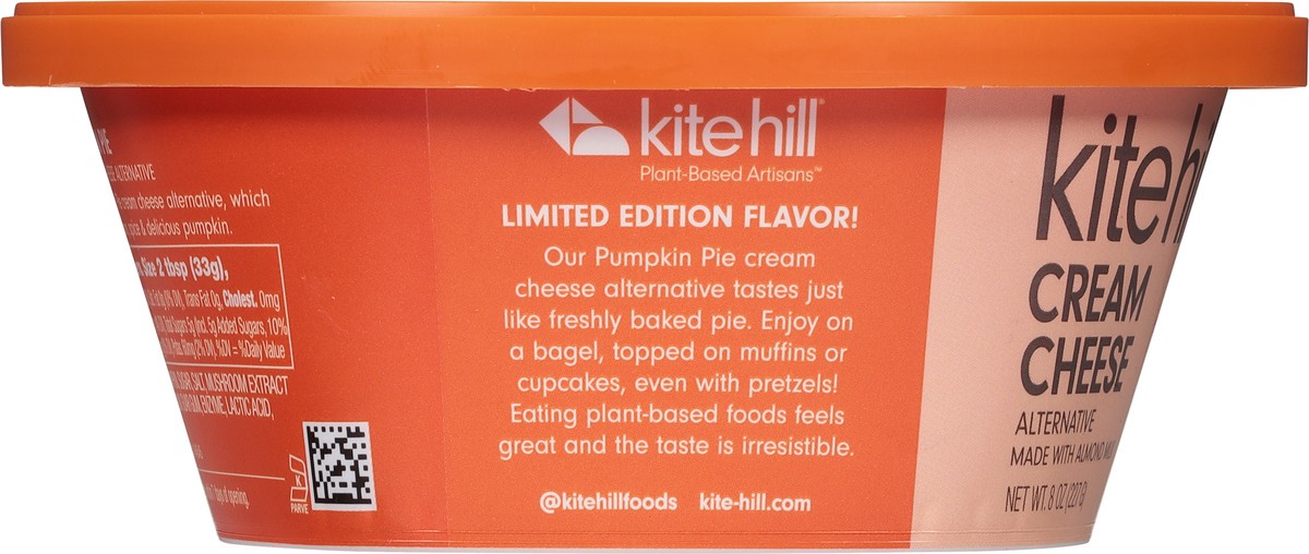 slide 3 of 13, Kite Hill Dairy Free Pumpkin Pie Cream Cheese Alternative 8 oz, 8 oz