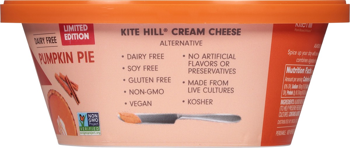 slide 9 of 13, Kite Hill Dairy Free Pumpkin Pie Cream Cheese Alternative 8 oz, 8 oz