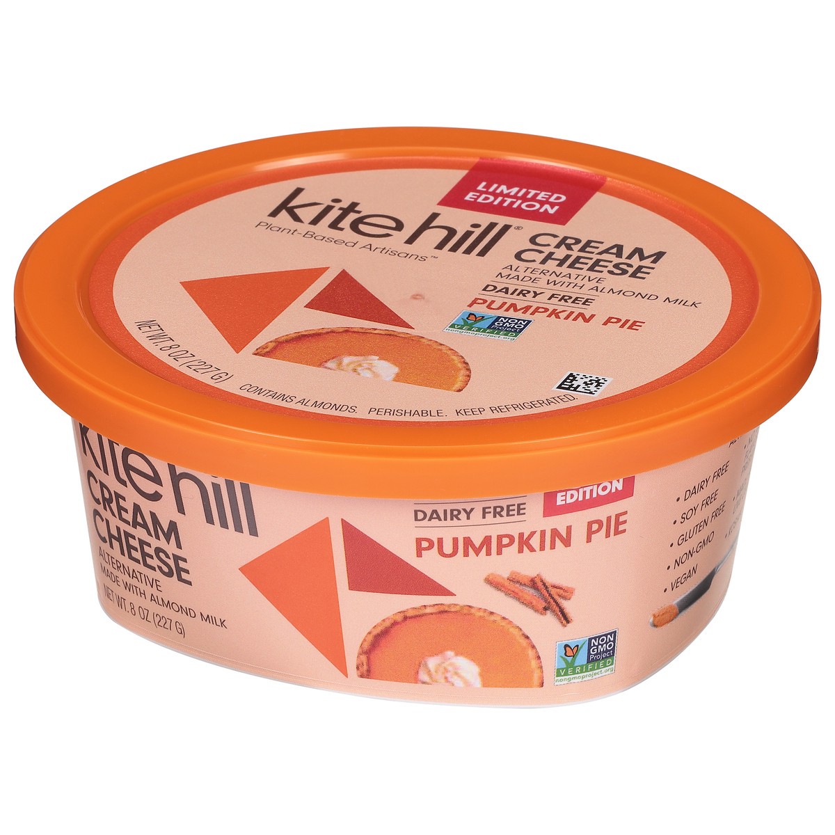 slide 5 of 13, Kite Hill Dairy Free Pumpkin Pie Cream Cheese Alternative 8 oz, 8 oz